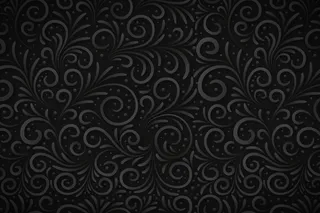 优雅的黑色装饰花背景