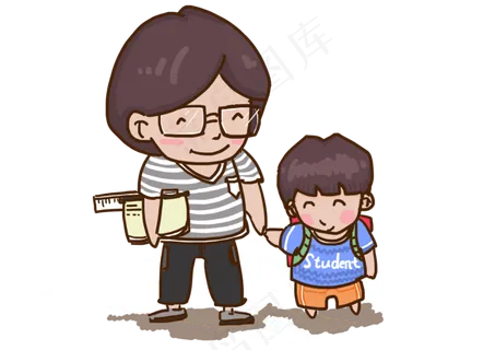 教师节卡通q版人物形象