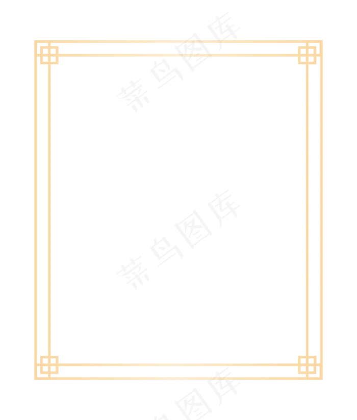 金色标题框(100X200)cdr矢量模版下载