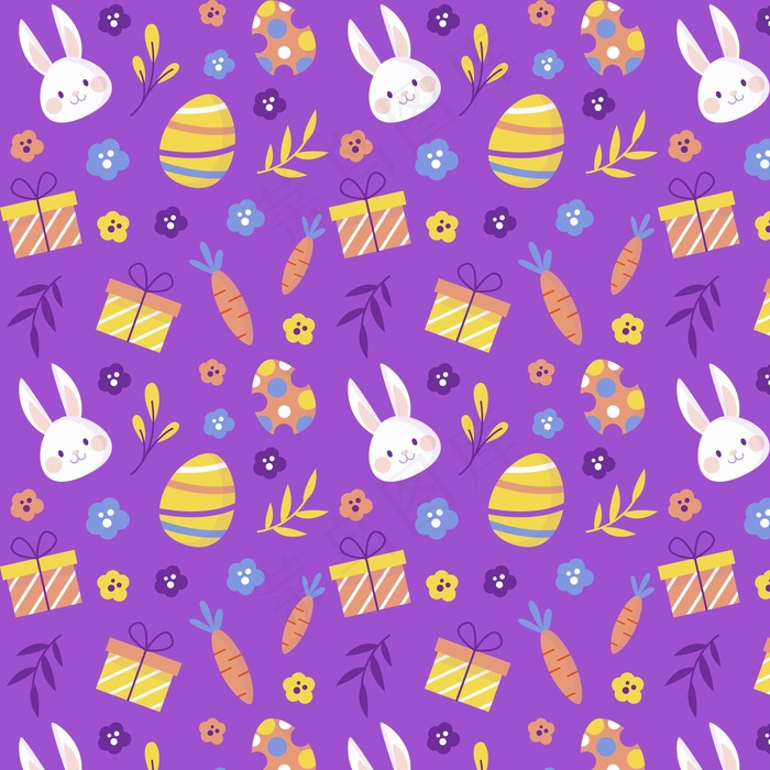 平面设计复活节图案