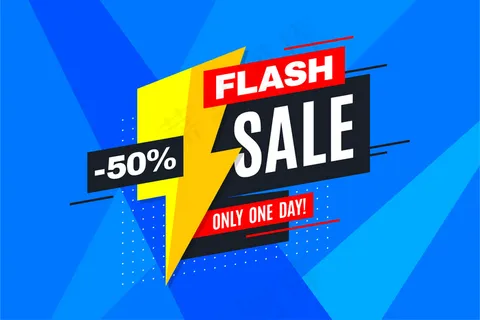 闪购促销广告背景