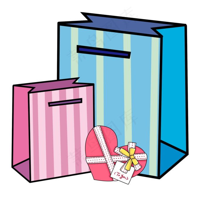 双十一电商促销礼物袋