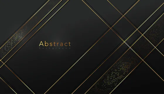 金色线条和半色调样式背景