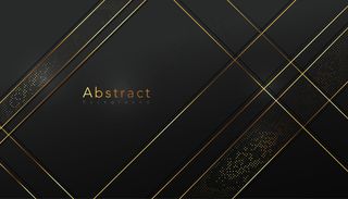 金色线条和半色调样式背景