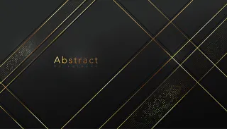 金色线条和半色调样式背景