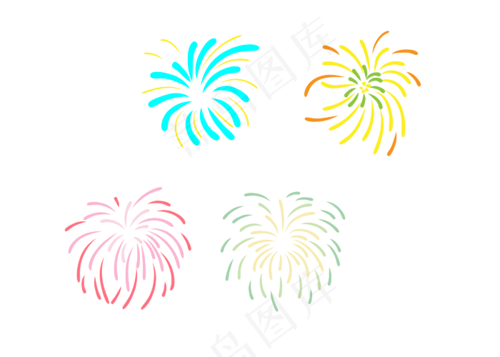 节日庆祝烟花
