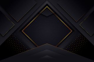 优雅的深色背景，金色细节