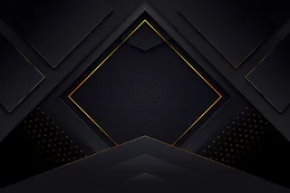 优雅的深色背景，金色细节