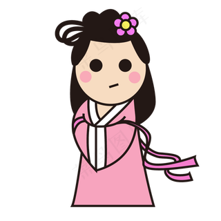 中秋节嫦娥卡通呆萌可爱人物形象