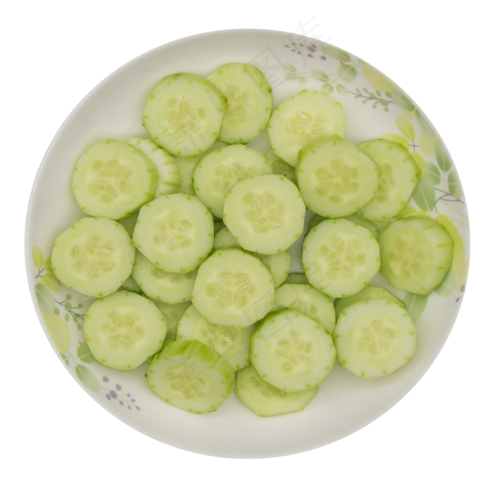 黄瓜片绿色蔬菜