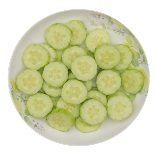黄瓜片绿色蔬菜