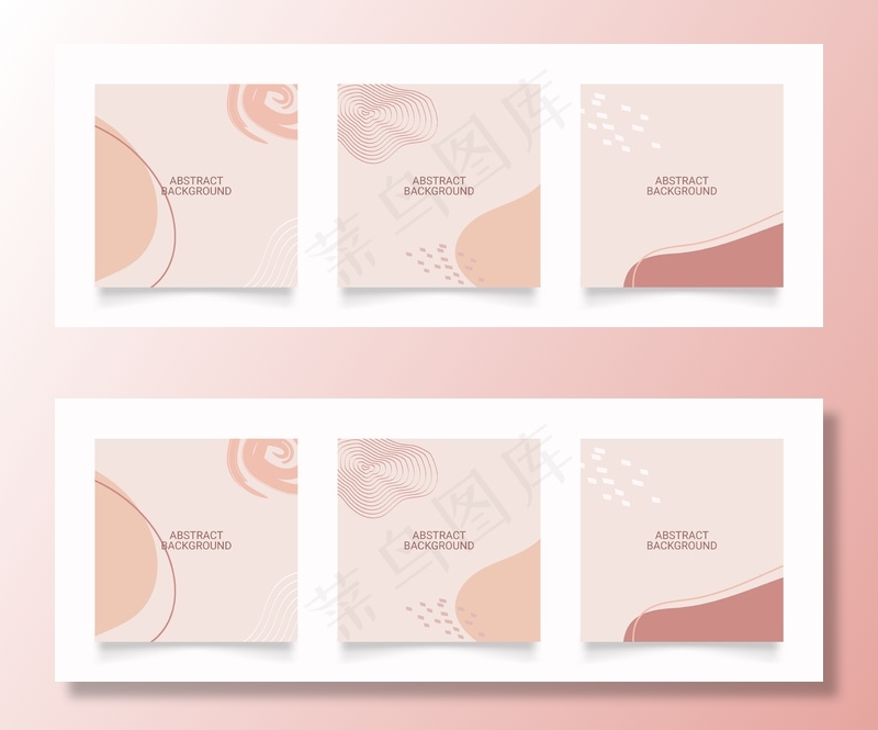 社交媒体InstaStory的抽象背景设计。涂鸦涂鸦形状手绘对象。