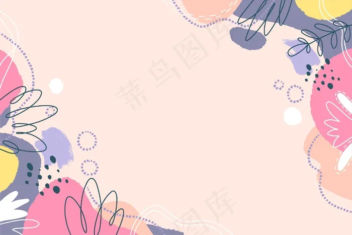 手绘最小背景eps,ai矢量模版下载