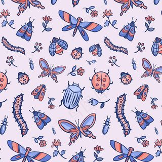 花虫图案 花虫图案