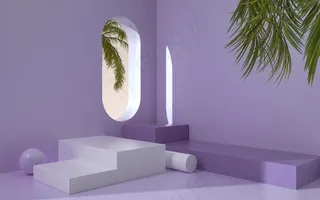 电商展台场景图素材