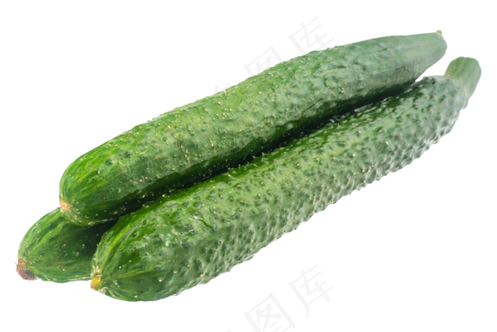 绿色黄瓜实物(3000*2000px 300 dpi )