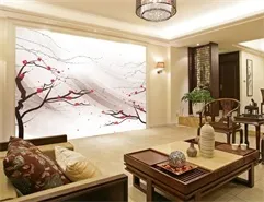 电视墙背景画效果图片