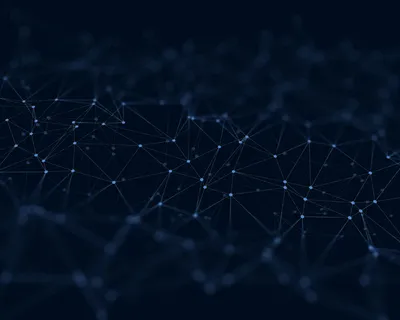 带连接线和点的3d背景