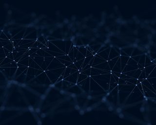 带连接线和点的3d背景