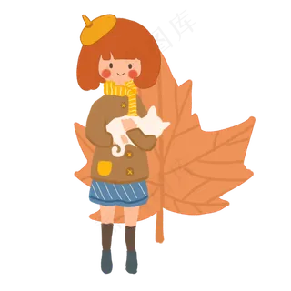 抱着小猫的可爱女孩 抱着小猫的可爱女孩