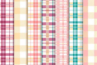 粉彩方格图案系列