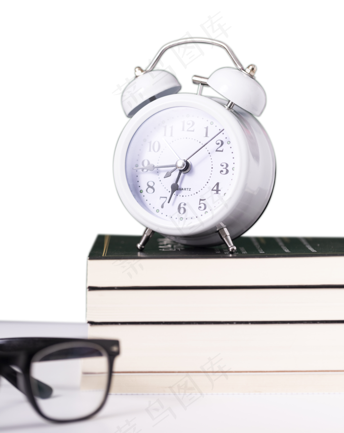 闹钟眼镜读书日