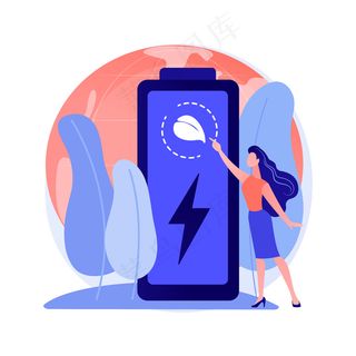 生态电池抽象概念图