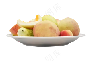 一盘夏季水果
