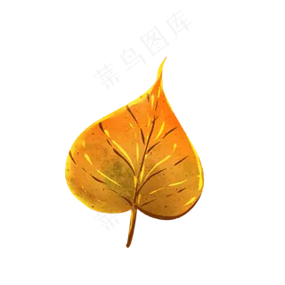 秋天秋叶落叶枫叶手绘素材