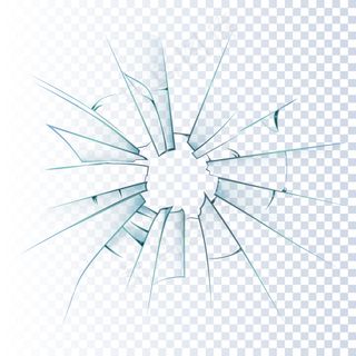 碎磨砂玻璃逼真图标