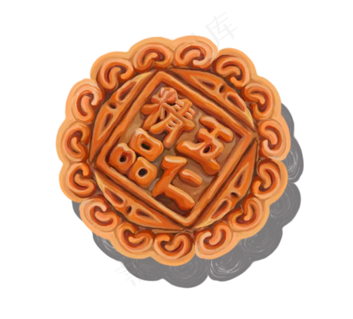 伍仁月饼(1040X939(DPI:300))psd模版下载