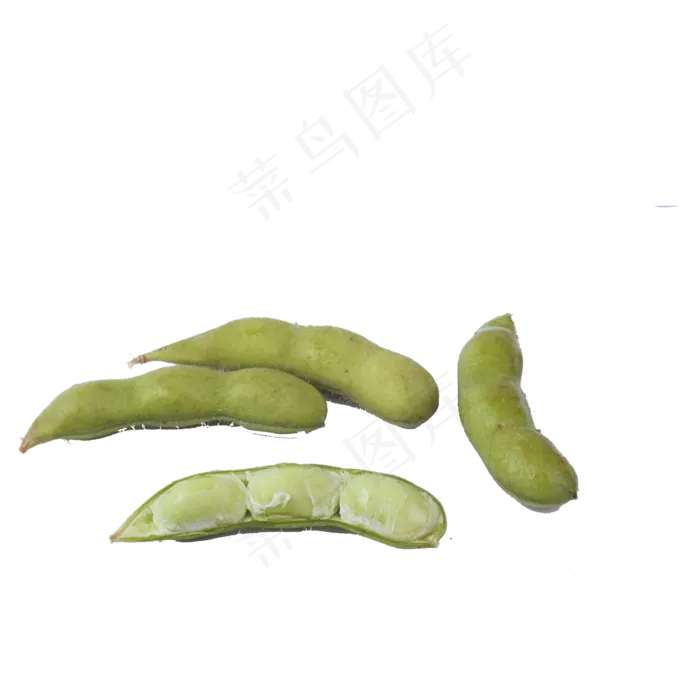 绿色的荷兰豆免抠图(2000X2000(DPI:300))psd模版下载