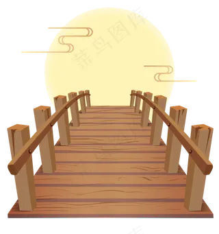 七夕月下独木桥