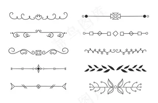 手绘框架和分隔器