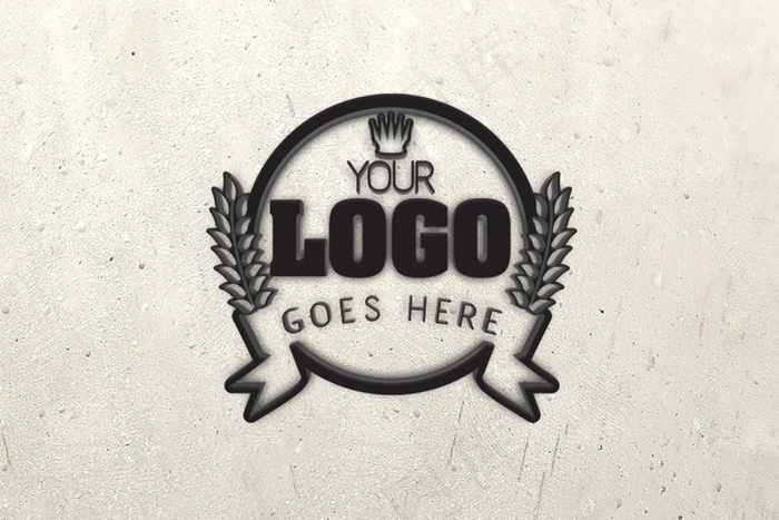 logo样机标志样机智能贴图