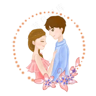 七夕情人节浪漫情侣