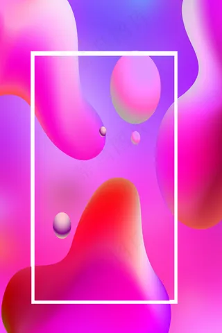 流体渐变炫彩年终大促销广告