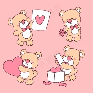 《恋爱中的熊》插图集