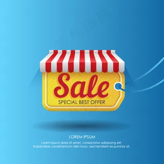 设计中的标签与销售广告