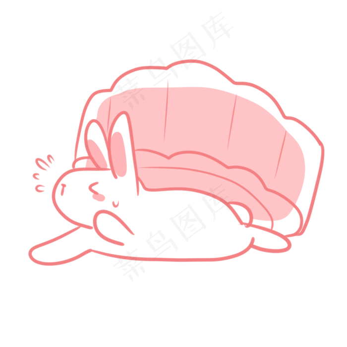 玉兔和樱桃冰皮月饼