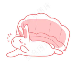 玉兔和樱桃冰皮月饼