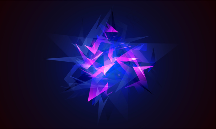 矢量抽象形状爆炸。