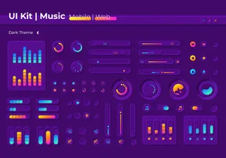 音乐ui元素工具包