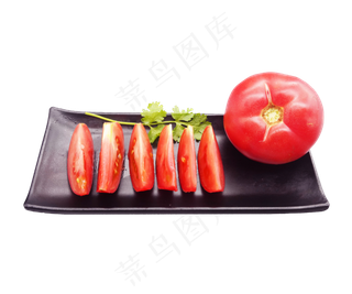 切开番茄西红柿