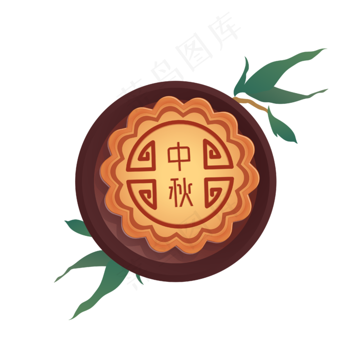 中秋节月饼(4167*4167px 300 dpi )ai矢量模版下载