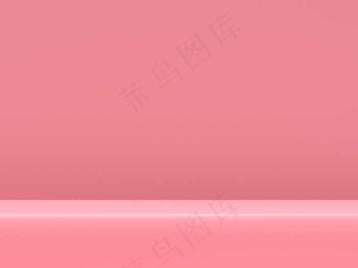 粉红色粉彩产品站在背景上。抽象最小几何概念。三维渲染psd模版下载
