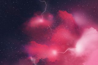 多彩抽象宇宙带纹理的背景