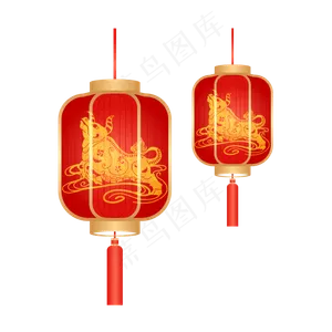 2021春节牛年新年牛灯笼