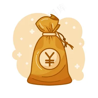 里面装着日元的钱袋 里面装着日元的钱袋