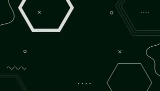 抽象几何六边形孟菲斯黑白背景